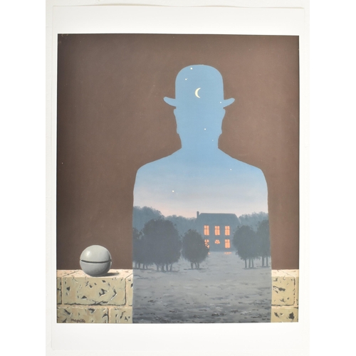 592 - Rene Magritte (French, 1898-1967) - three Surrealist offset lithograph poster prints. The lot compri... 