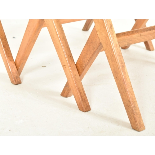 71 - Bengt Ruda for Nordiska Kompaniet - a vintage mid century Swedish Scandinavian nest of three oak 'wa... 