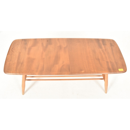 72 - Lucian Ercolani - Ercol - Model 459 - A retro mid 20th century beech & elm coffee table / low ta... 