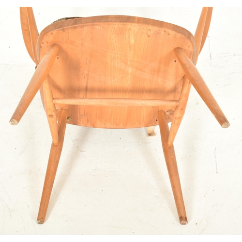 87 - Lucian Ercolani - Ercol - Model 493 - a retro mid 20th century circa 1960s beech & elm elbow cha... 