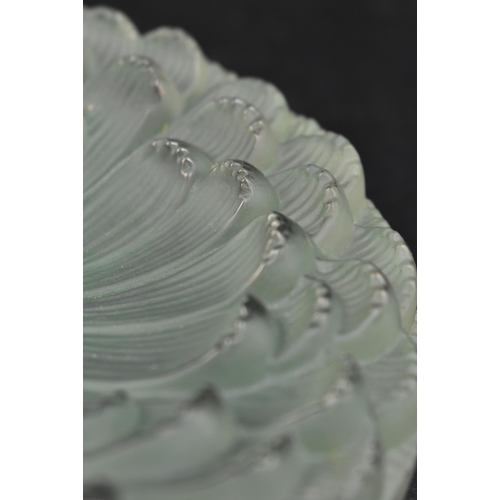 89 - Rene Lalique - Dahlia - an early 20th century 1930s French opalescent lidded bowl centrepiece. The b... 