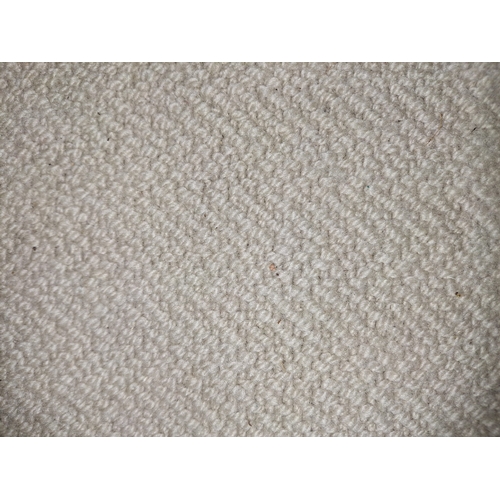 397 - A large contemporary high end design cream colourway floor carpet rug. Of rectangular form with wove... 