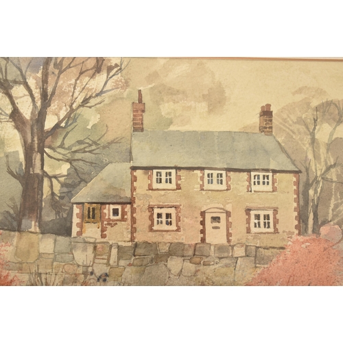 398 - Michael Morgan SWA, FRSA (1928 - 2014)Farmhouse with Berberis, 1988Watercolour and ink on paperSigne... 