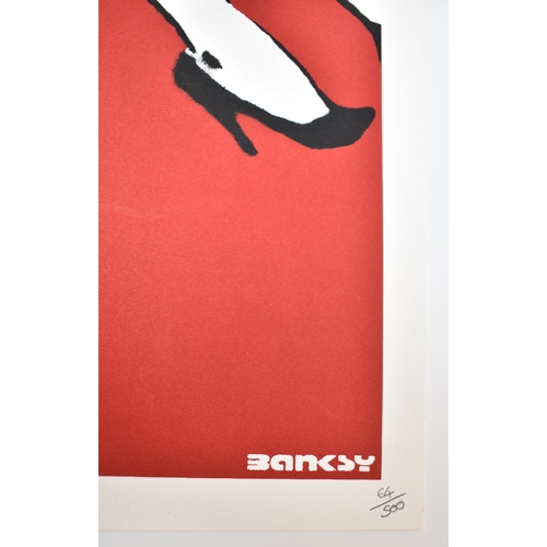 400 - Banksy (b.1974)
Queen Vic, 2003
Screenprint in colours on wove paper.
Limited edition 64/500. Unsign... 