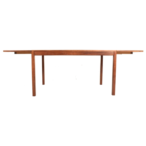 556 - WITHDRAWN - Vejle Stole - a vintage mid century Danish design rosewood extending dining table. The t... 