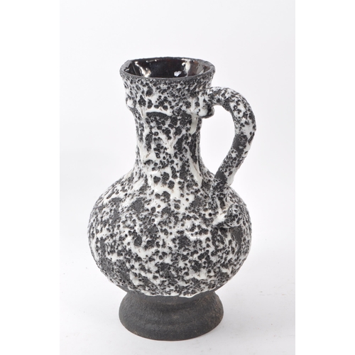 124 - Jopeko - A vintage mid 20th century Jopeko West German fat lava style glaze ceramic jug / vase. The ... 