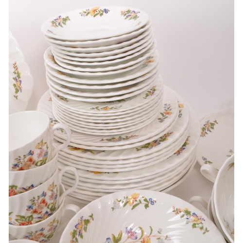 158 - Aynsley - Cottage Garden - A large collection of assorted late 20th-century bone china tableware pie... 