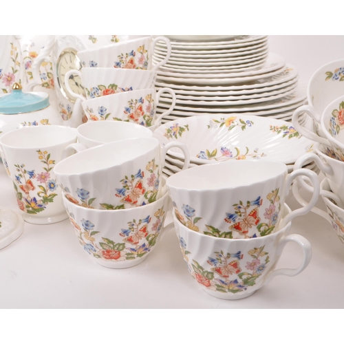 158 - Aynsley - Cottage Garden - A large collection of assorted late 20th-century bone china tableware pie... 