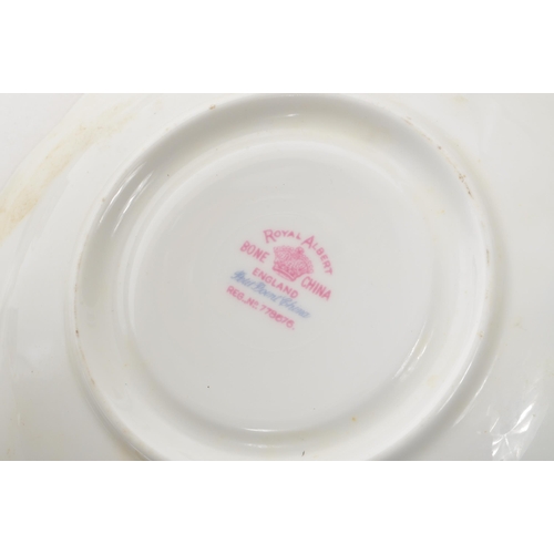 169 - Royal Albert - Petite Point - A 20th century bone china Royal Albert part tea service in the Petite ... 