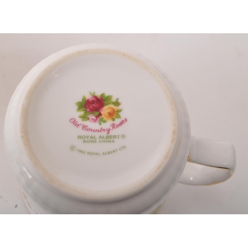 177 - Royal Albert - Old Country Roses - A collection of 1962 bone china tea service pieces, including a t... 