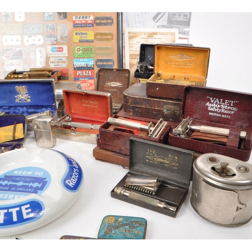 228 - A large collection of early and mid 20th century safety razors and related equipment. The collection... 