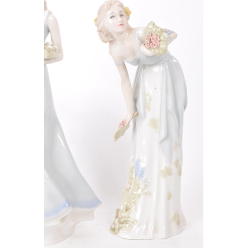 23 - Royal Doulton - A collection of 1980s China lady figurines from the 'Reflections' series, comprising... 