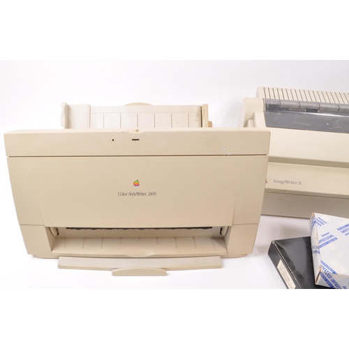 248 - Apple - Two vintage late 20th century Apple Macintosh printers. The collection to include a Apple Ma... 