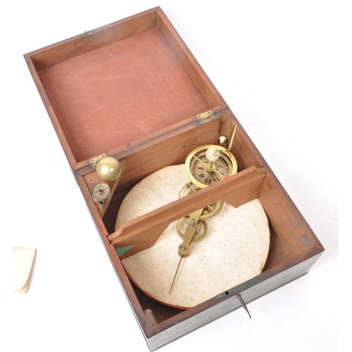 250 - W. Jones - London - A 19th century 'New Portable Orrery' housed within a wooden box. It features a r... 