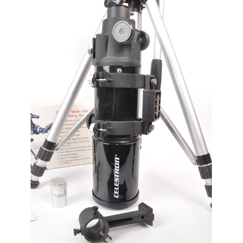 254 - Celestron - A vintage 1998 spotting scope model no. 52260, with an 80mm wide view. Housed within the... 