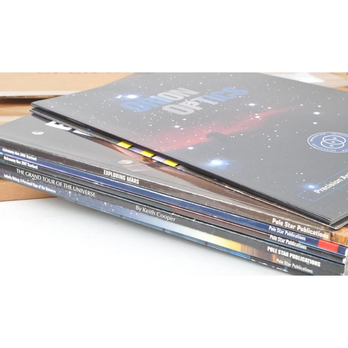 256 - A collection of contemporary astronomy magazines, finder charts, and Sky Atlas 2000.0 Field Edition ... 