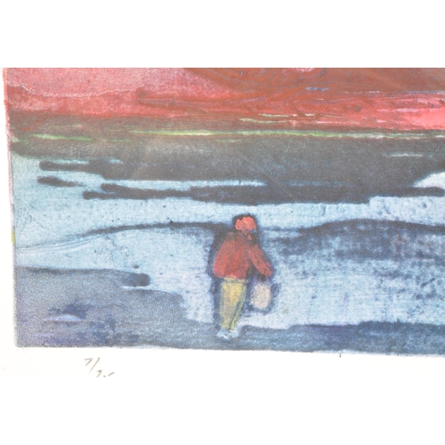 265 - Ian Laurie (1933 - 2022) - A 20th-century limited edition etching, titled 'Mounts Bay Storm' in penc... 