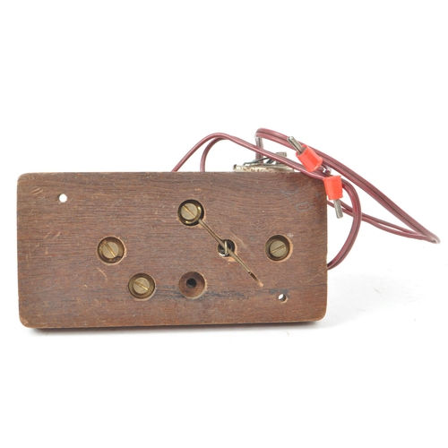 276 - A vintage 20th century metal morse code key machine, no. 2.PX36/234. Featuring a gilt coloured metal... 