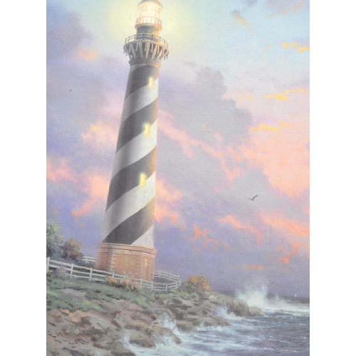 327 - Thomas Kinkade (1958 - 2012) - A 2002 'Cape Hatteras Light - Lighthouse Landmarks II' limited editio... 