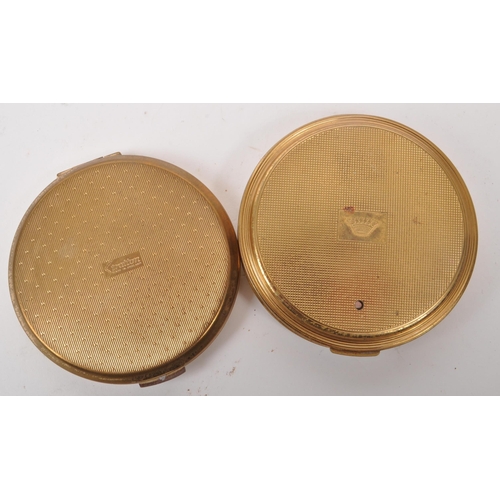 353 - A collection of five mid 20th century compact mirrors. The collection to include an enamelled exampl... 