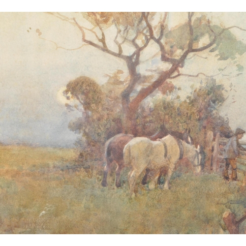 366 - George Mottram Moorhouse (1882 -1960) - An early 20th century Watercolour painting titled 'The End o... 