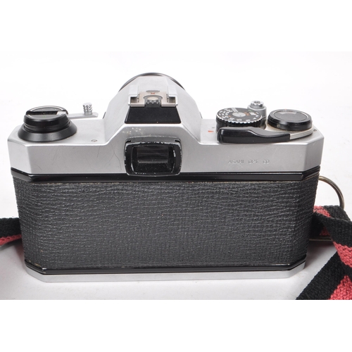 375 - Pentax - A vintage 20th century Asahi Pentax K1000 35mm SLR camera. The camera alongside Pentax 200m... 