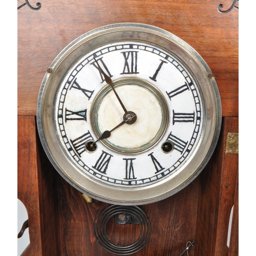 381 - Two late 19th century American mantel clocks, comprised of a believed to be a 'Duchess Striking' clo... 