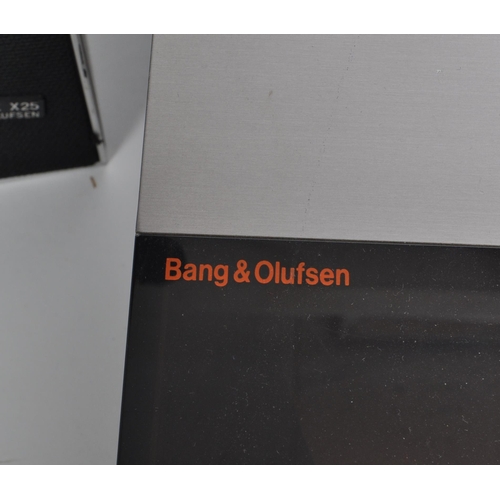 400 - Bang and Olufsen - A vintage 20th century 1980s Beocenter 2200 and X25 speakers. The Beocenter 2200 ... 