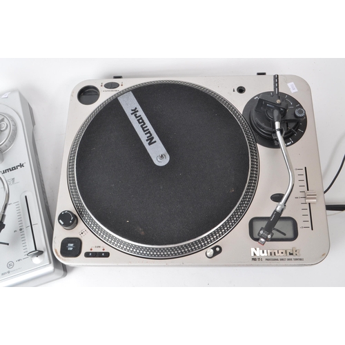 422 - Numark - Two turntable vinyl mixing decks. To include Numark Pro TT-1 professional direct drive tabl... 