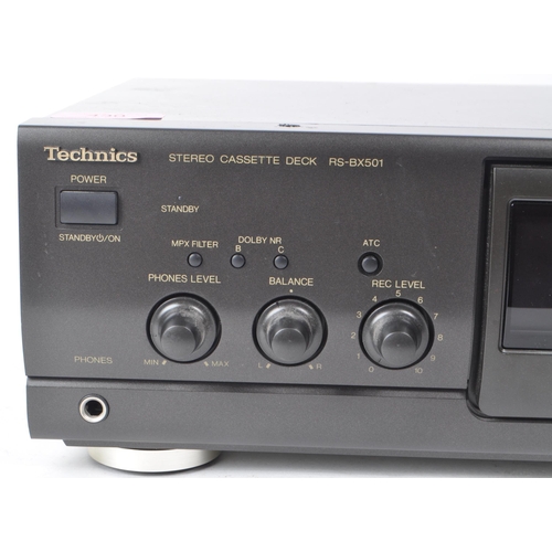 430 - Technics - 1994 - 1999 Stereo Cassette Deck player RS-BX01, serial no. 0B4JCO696. Made in Japan. Rai... 