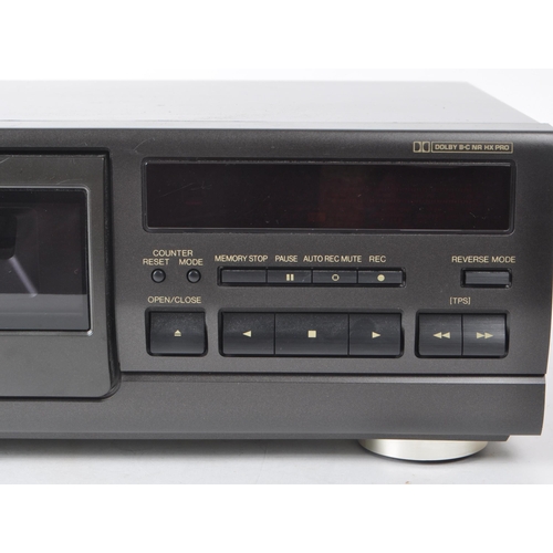 430 - Technics - 1994 - 1999 Stereo Cassette Deck player RS-BX01, serial no. 0B4JCO696. Made in Japan. Rai... 