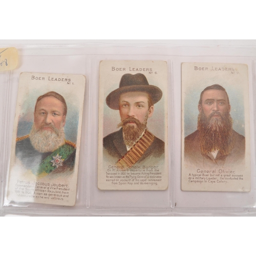 447 - A collection of six 1901 vintage Taddy's cigarette cards, from the 'Boer Leaders' series, comprised ... 