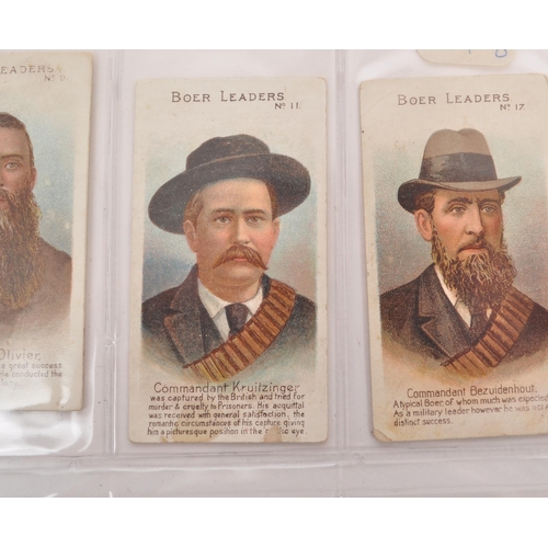 447 - A collection of six 1901 vintage Taddy's cigarette cards, from the 'Boer Leaders' series, comprised ... 