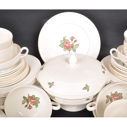 452 - Wedgwood - Moss Rose - A collection of late 20th century dinner service pieces, examples including s... 