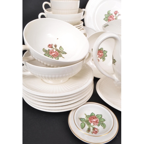 452 - Wedgwood - Moss Rose - A collection of late 20th century dinner service pieces, examples including s... 