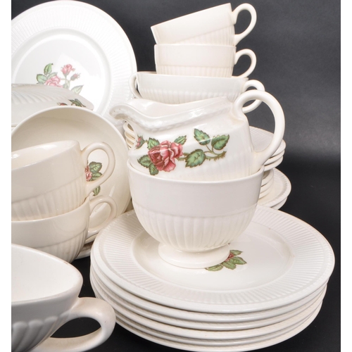 452 - Wedgwood - Moss Rose - A collection of late 20th century dinner service pieces, examples including s... 