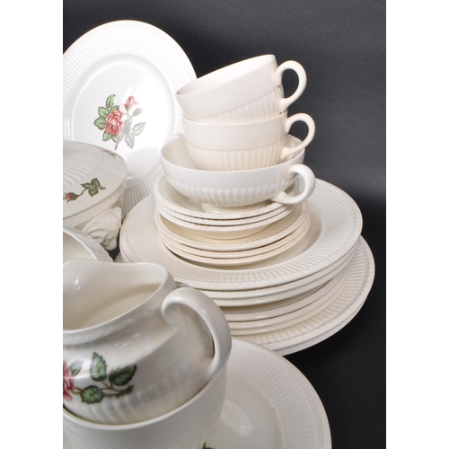 452 - Wedgwood - Moss Rose - A collection of late 20th century dinner service pieces, examples including s... 