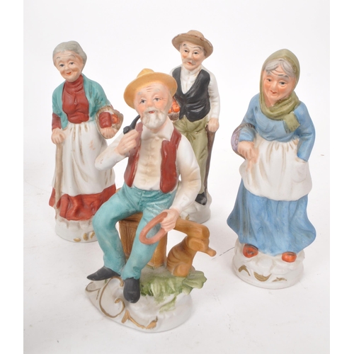 456 - A collection of twelve 20th century assorted porcelain figures, including a 1989 Nao 1110 girl in a ... 