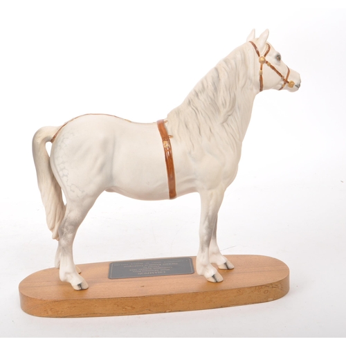 47 - Beswick - A porcelain china figurine of a horse titled Champion. Welsh mountain pony Gredington Simw... 