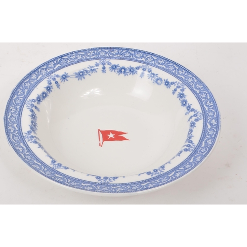 470 - J & G Meakin - An early 20th century believed to be White Star Line porcelain small serving bowl... 