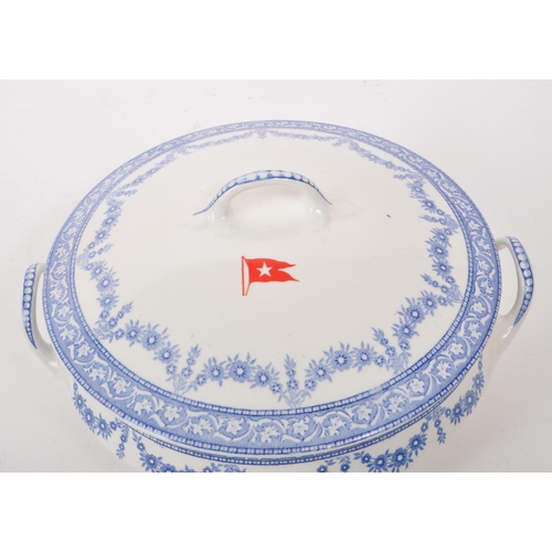 471 - J & G Meakin - An early 20th century believed to be White Star Line porcelain tureen lidded serv... 