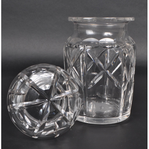 475 - A 20th century glass believed to be White Star Line condiment / preserve jar. Featuring an acid etch... 