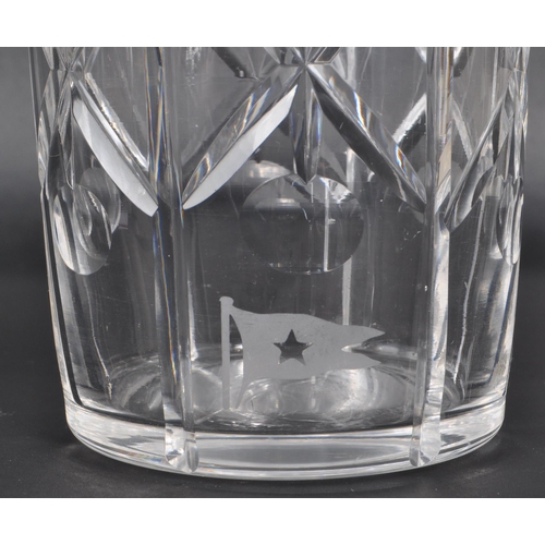 475 - A 20th century glass believed to be White Star Line condiment / preserve jar. Featuring an acid etch... 