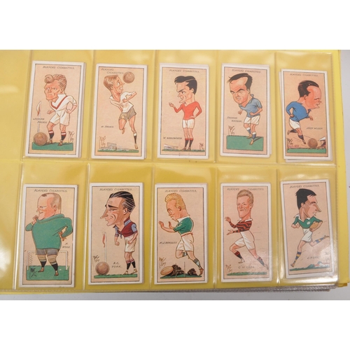 499 - A large collection of 20th century cigarette cards, housed in six albums and featuring examples from... 