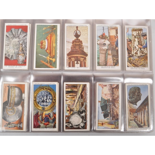 499 - A large collection of 20th century cigarette cards, housed in six albums and featuring examples from... 