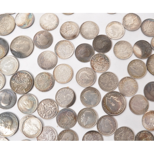 543 - A collection of Victorian, George V & VI silver and half silver uncirculated currency coins. Col... 