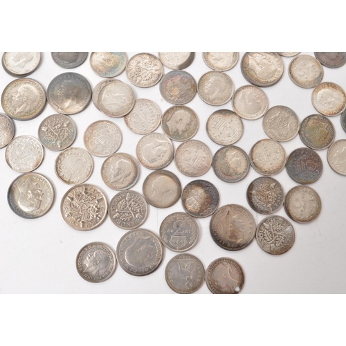 543 - A collection of Victorian, George V & VI silver and half silver uncirculated currency coins. Col... 