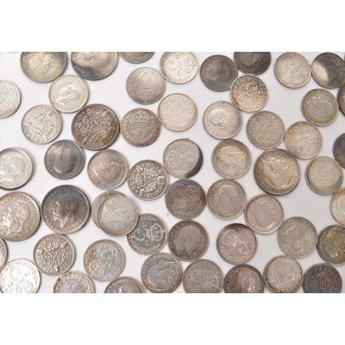 543 - A collection of Victorian, George V & VI silver and half silver uncirculated currency coins. Col... 