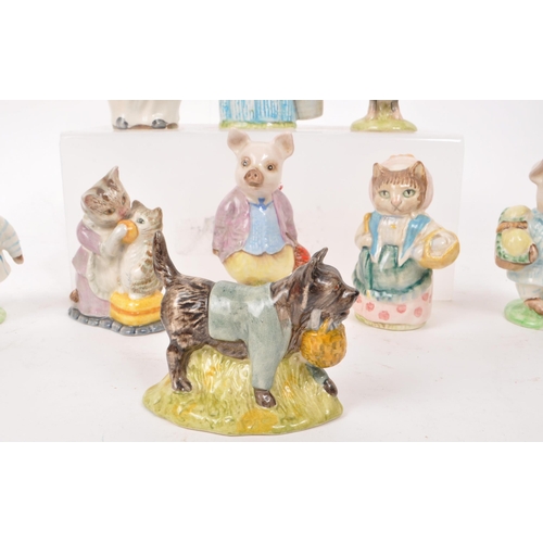 64 - Beswick - A collection of thirteen mid-century porcelain Beatrix Potter figures, including, 'Miss Mo... 