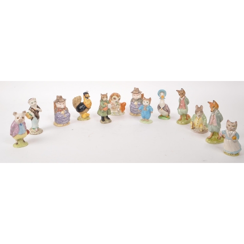 65 - Beswick - A collection of thirteen mid-century porcelain Beatrix Potter figures, to include, 'Samuel... 